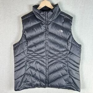 North Face Womens Goose Down Puffer Vest Size XXL Aconcagua Premium 550 Quilted